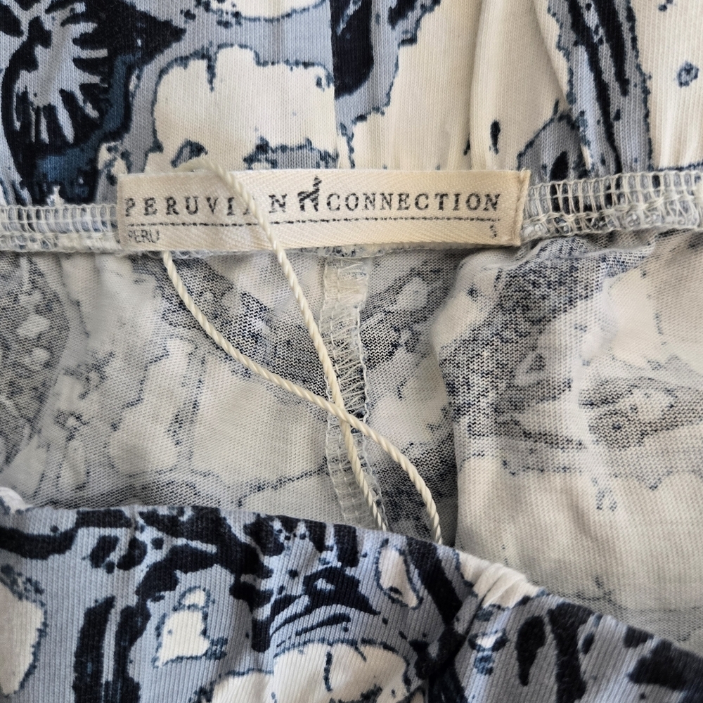 nwot Peruvian Connections PJ cotton pants S - Picture 4 of 5